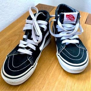 Boys Vans high tops size 11.5 Black very good used condition